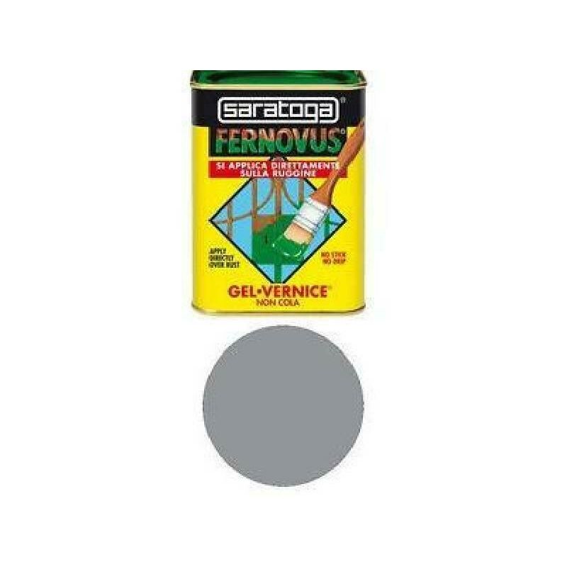 foto del prodotto smalto brillante gel fernovus 750ml grigio perla saratoga