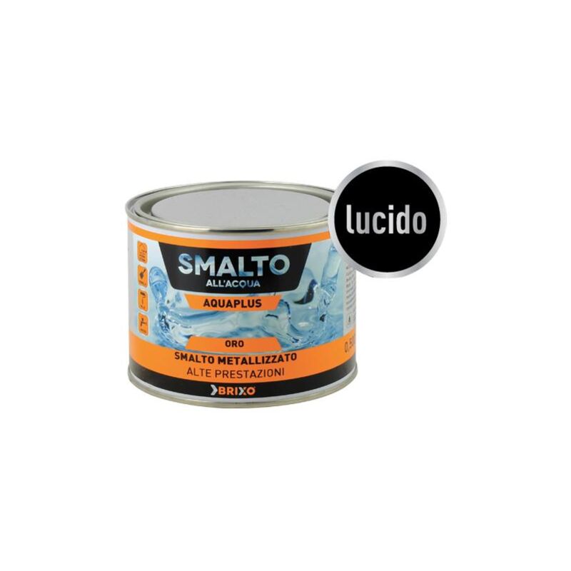 foto del prodotto smalto brixo aquaplus lt.0,5 marr.luc.