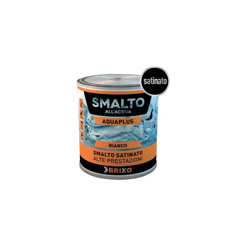 foto del prodotto smalto brixo aquaplus lt. 0,750 bia.sat.