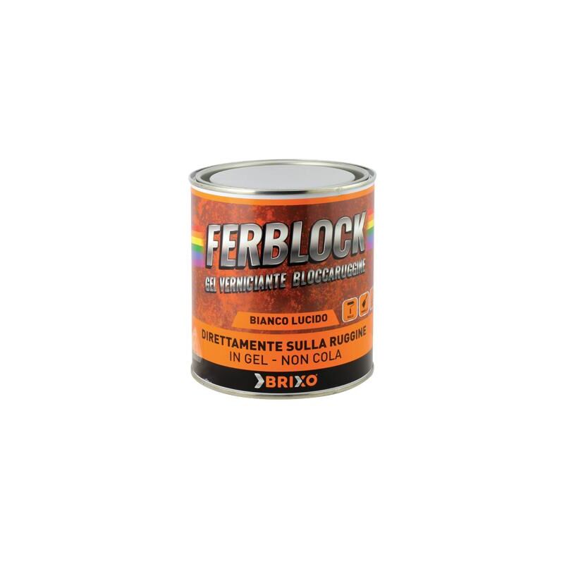 foto del prodotto smalto brixo gel lt.0,750 nero luc.