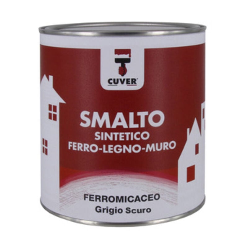 foto del prodotto smalto cuver micaceo antracite lt.0,750. prezzo per 1 pezzo.