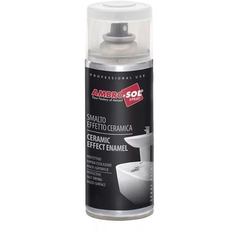 foto del prodotto smalto effetto bianco ceramica 400ml spray