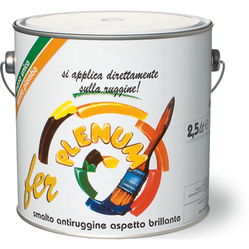 foto del prodotto smalto fer plenum brillante 2,5lt bianco v