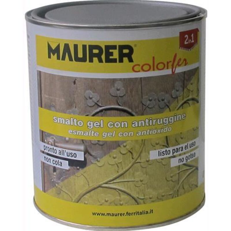 foto del prodotto smalto gel antirug. maurer antic. 750ml grafite