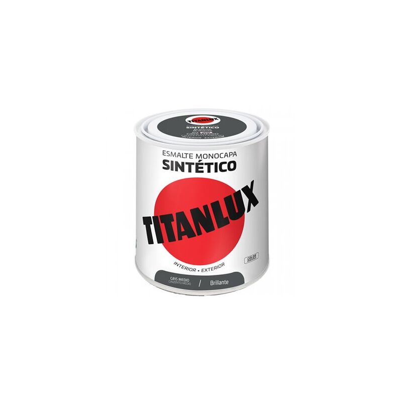 foto del prodotto smalto grigio medio 750ml 549 titanlux