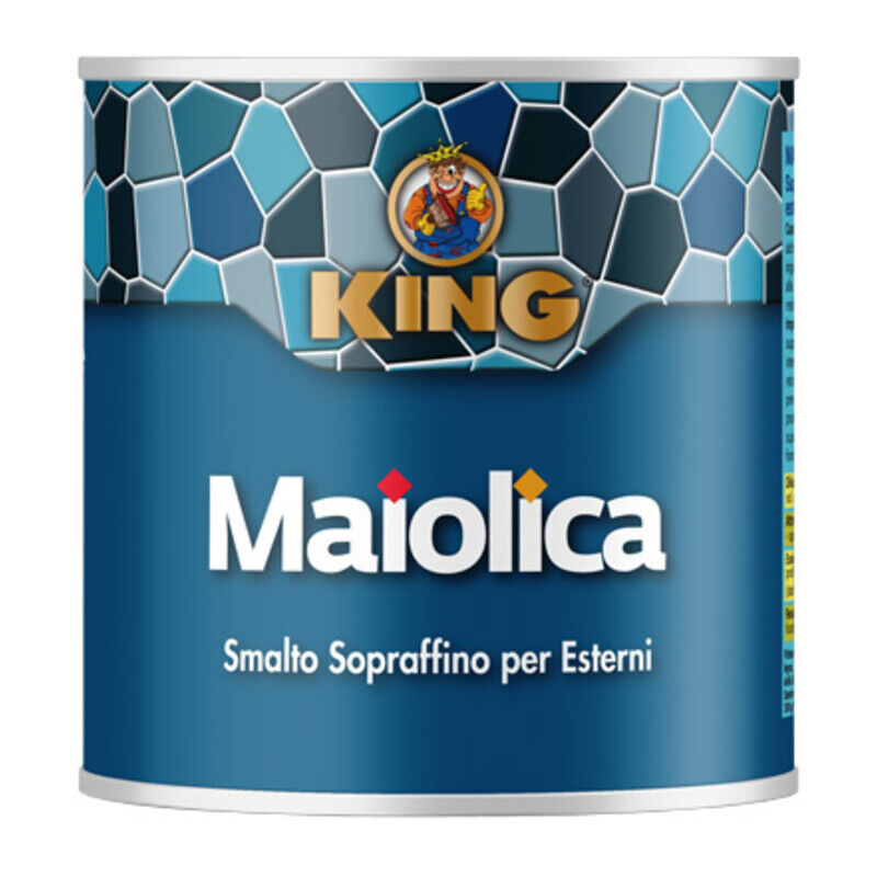 foto del prodotto smalto maiolica azzurro napoli 528 gr.100. prezzo per 1 pezzo.