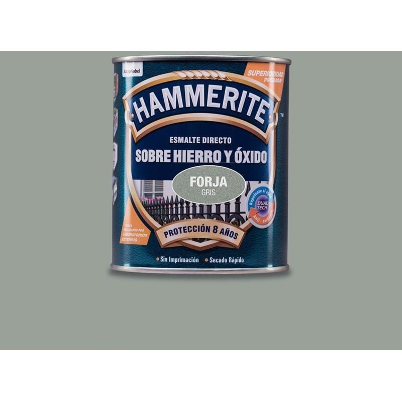 foto del prodotto smalto metallico forge grey 0.750l 5093227 - hammerite