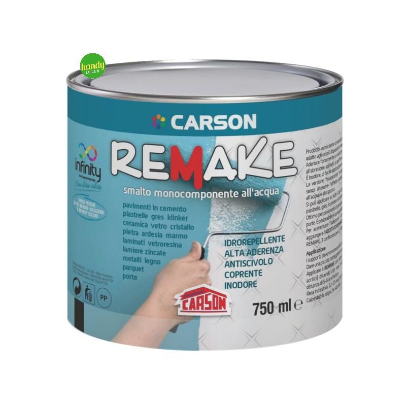 foto del prodotto smalto monocomponente all acqua neutro remake carson 2,5 lt