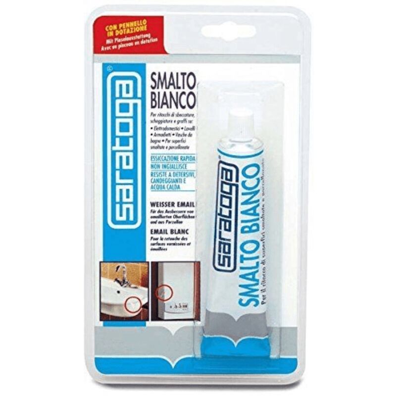 foto del prodotto smalto per sanitari 1 mano bianco lucido deluxe saratoga saratoga
