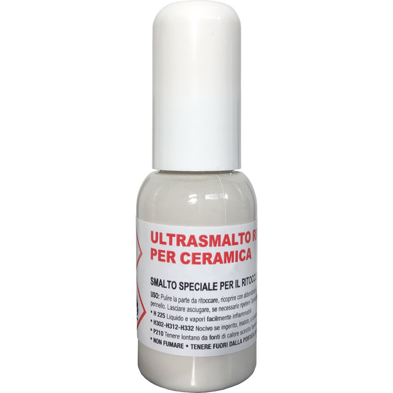 foto del prodotto smalto ritocco ceramica bianco ml.20
