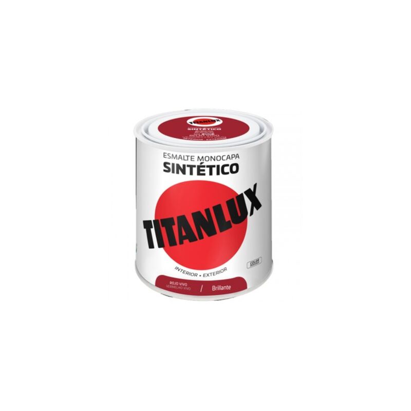foto del prodotto smalto rosso brillante 250ml 523 titan lux