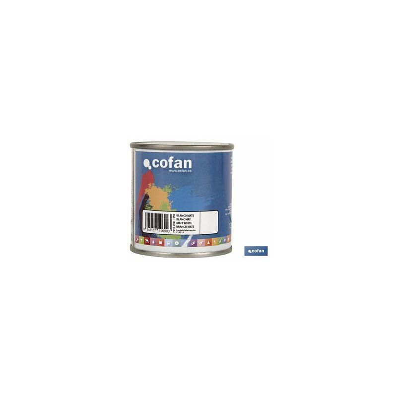 foto del prodotto smalto sintetico 125 ml bianco opaco