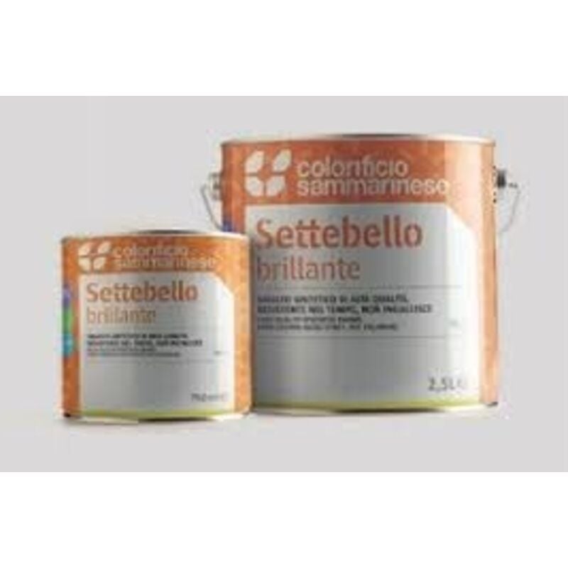 foto del prodotto smalto sintetico 'settebello' lt. 0,750 avana pz 6