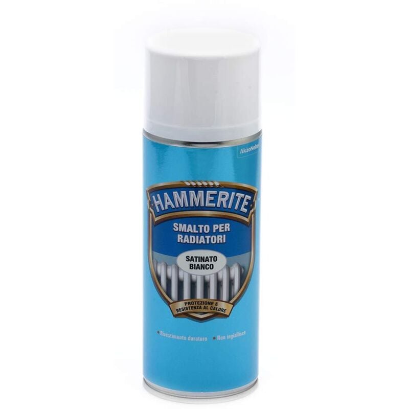 foto del prodotto smalto spray anti-ruggine per radiatori. bianco satinato (400 ml). hammerite