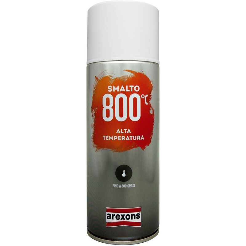 foto del prodotto smalto spray arexons 800 c alta temperatura 400 ml colore nero