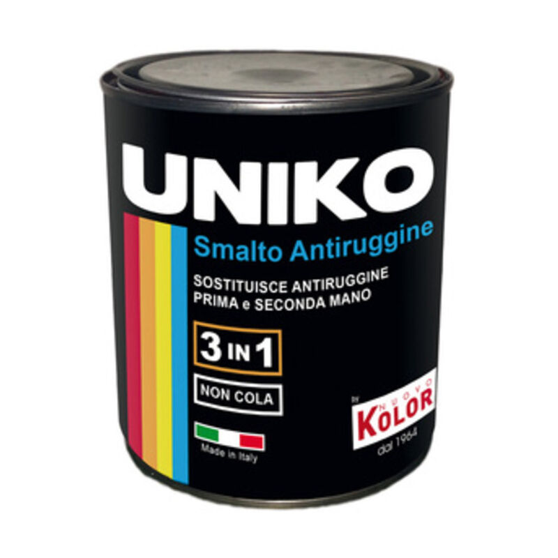 foto del prodotto smalto uniko nero lucido lt.0,750