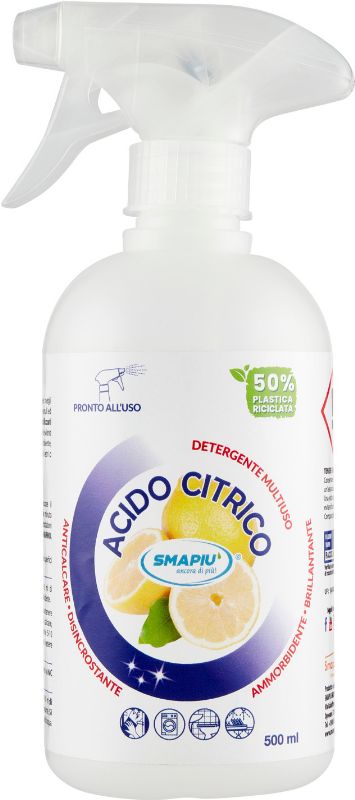 foto del prodotto smapiuacido citrico anidro puro 500ml