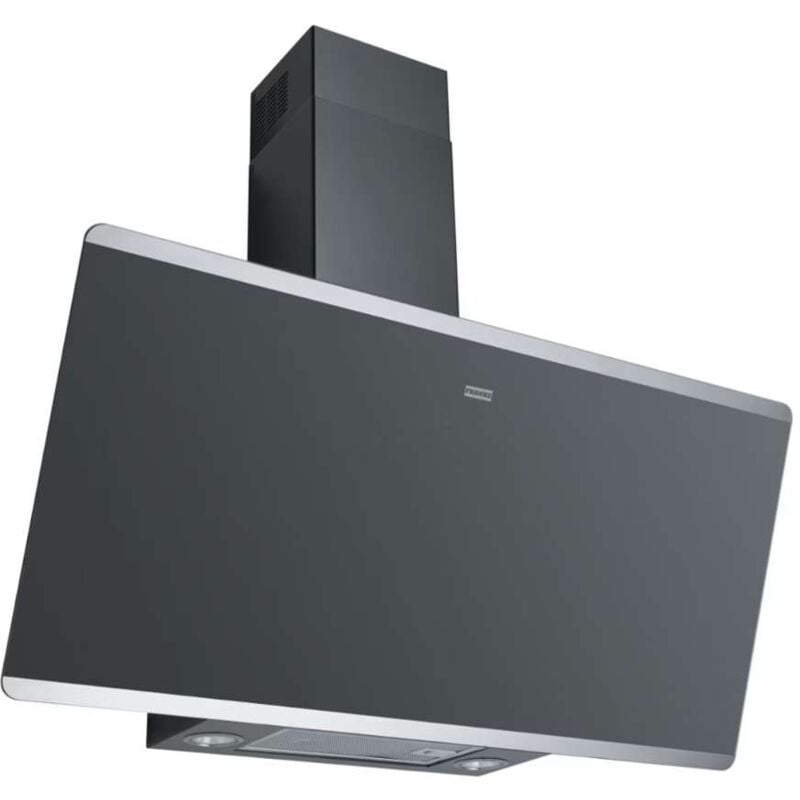 foto del prodotto smart cappa aspirante fpj 705 v bk ss, larghezza 70 cm, vetro nero acciaio inox 330.0528.069 franke
