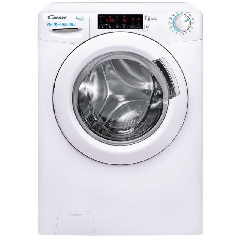 foto del prodotto smart inverter cs 128txme s lavatrice caricamento frontale 8 kg 1200 giri min bianco candy
