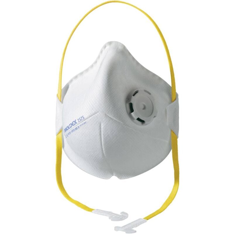 foto del prodotto smart pocket 257501 mascherina antipolvere con valvola ffp3 d 10 pz. en 149 2001, en 149 2009 din 149 2001, din moldex