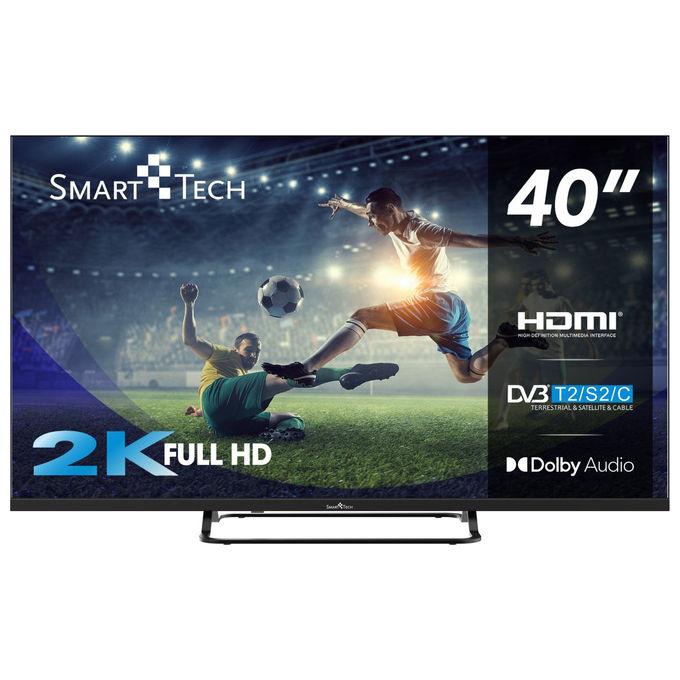 foto del prodotto smart tech tv 40 full hd dled 60hz dvb t2 grigio 40fn01v3 televisore led