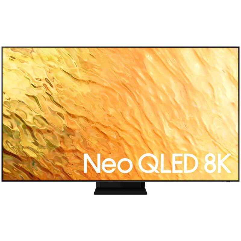 foto del prodotto smart tv samsung neo qled 8k schermo da 85 pollici qe85qn800b wi-fi stainless steel 2022