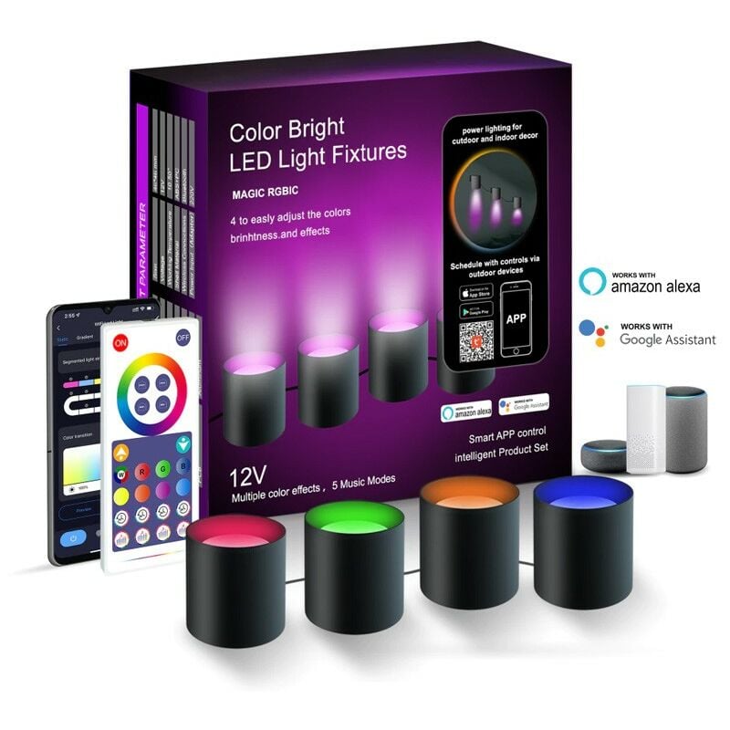 foto del prodotto smart wifi applique da parete a led dimmerabili tuya