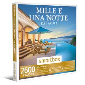 foto del prodotto smartbox - mille e una notte da favola - cofanetto regalo - 1, 2 o 3 notti con colazione oppure 1 o 2 notti con colazione e
