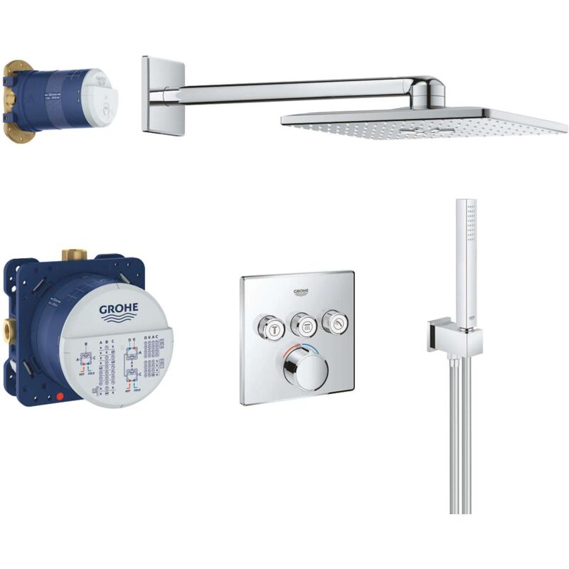 foto del prodotto smartcontrol perfect set doccia con rubinetto ad incasso, cromato 34712000 grohe