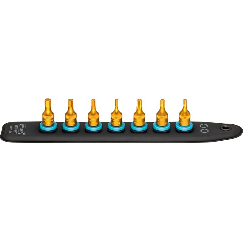foto del prodotto smartrail con 7 slot 8500 sr 7 attacco quadro, cavo, 1 4 di pollice 6,3 mm profilo interno torx , profilo esagonale interno 7 pezzi t30 