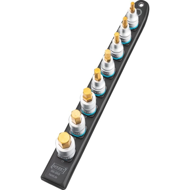 foto del prodotto smartrail listello portainserti in resina sintetica flessibile 986 sr 8 attacco quadro, cavo, 1 2 di pollice 12,5 mm profilo esagonale
