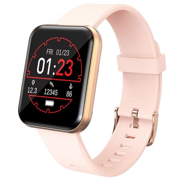 foto del prodotto smartwatch 1,44 touch android ios lenovo ip67 2.5d glass sat. gold
