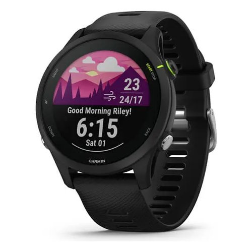 foto del prodotto smartwatch garmin 010 02641 30 forerunner 255 music black