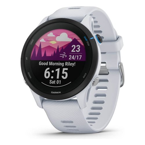 foto del prodotto smartwatch garmin 010 02641 31 forerunner 255 music whitestone