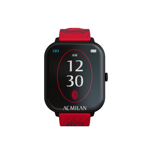 foto del prodotto smartwatch milan nero rosso