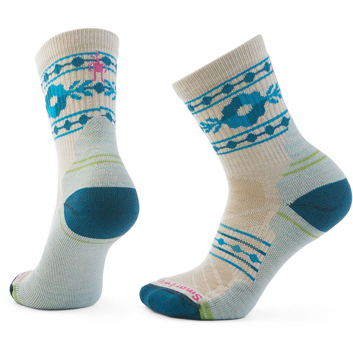 foto del prodotto smartwool donna calzini hike light cushion retro floral