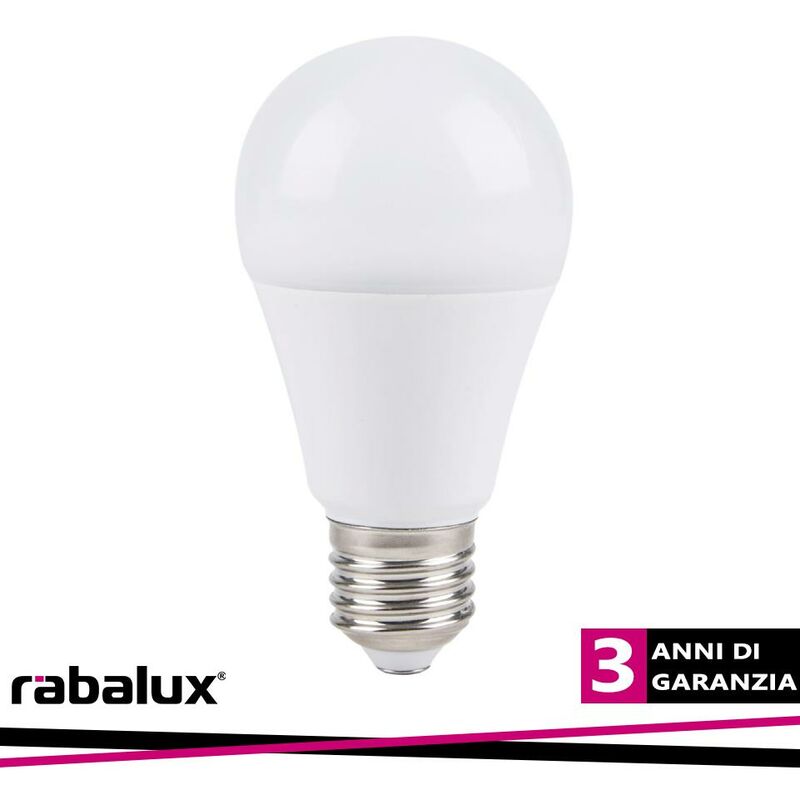 foto del prodotto smd led e27 a60 lightsource, 10w, 850lm, 6500k, d60 x h110 m luce fredda