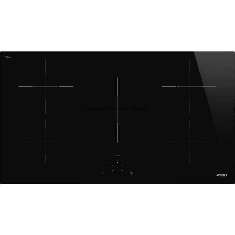 foto del prodotto smeg b09zjbgfbq piano a induzione da incasso 90 cm 5z nero