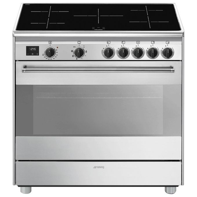 foto del prodotto smeg bg91ix2 cucina 90x60cm 5 zone forno multi7 classe energetica a inox vapor clean