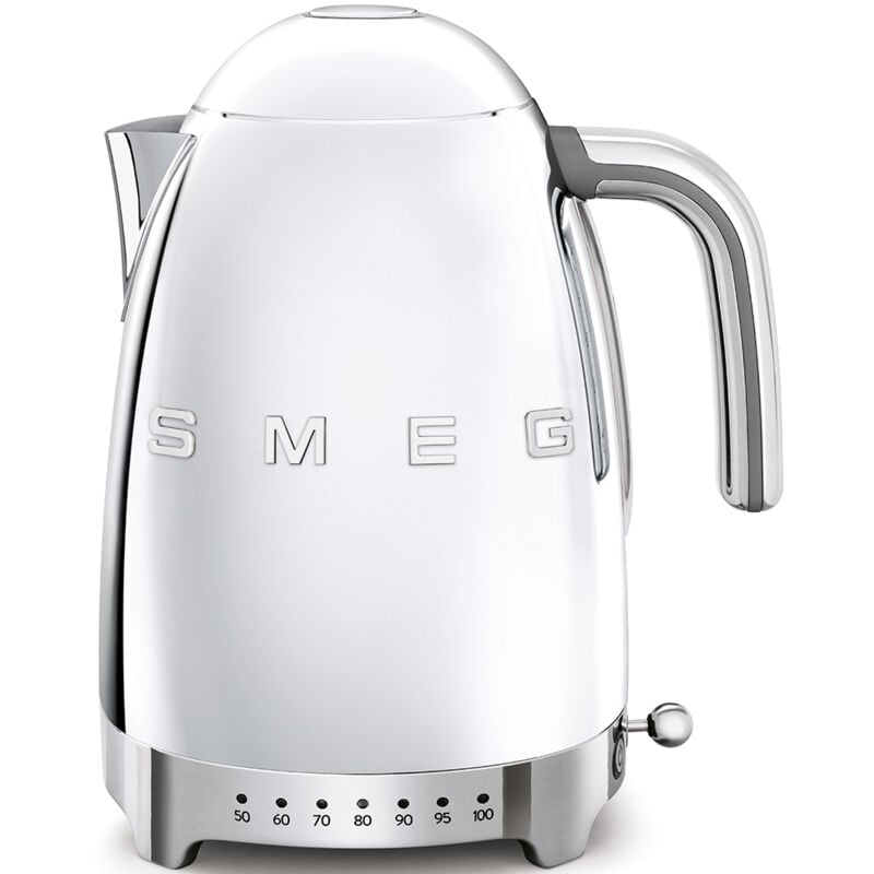 foto del prodotto smeg bollitore elettrico, bollitore klf04sseu, 2400 w, 1,7 litri, de plastica, acciaio inox, cromo