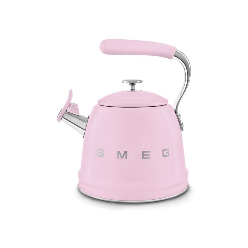 foto del prodotto smeg bollotore con fischio 50 s style rosa