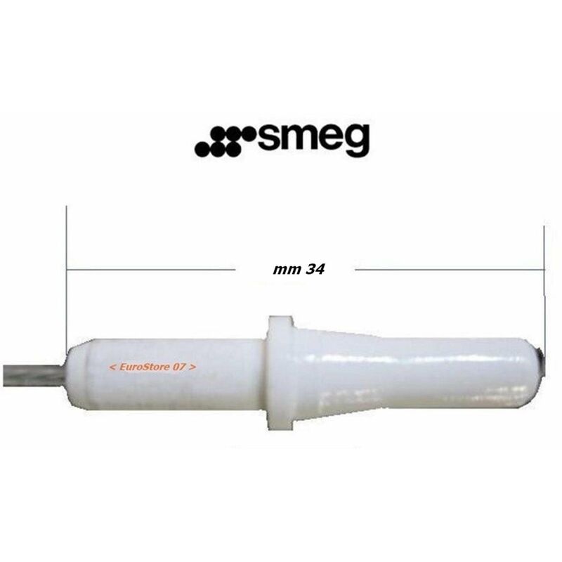 foto del prodotto smeg candeletta accensione elettronica piezo cucina originale 810930053 48.5