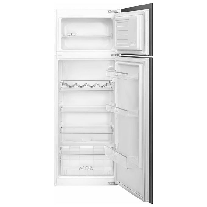 foto del prodotto smeg d8140f frigorifero da incasso doppia porta statico 220 litri 144 cm estetica universale classe f