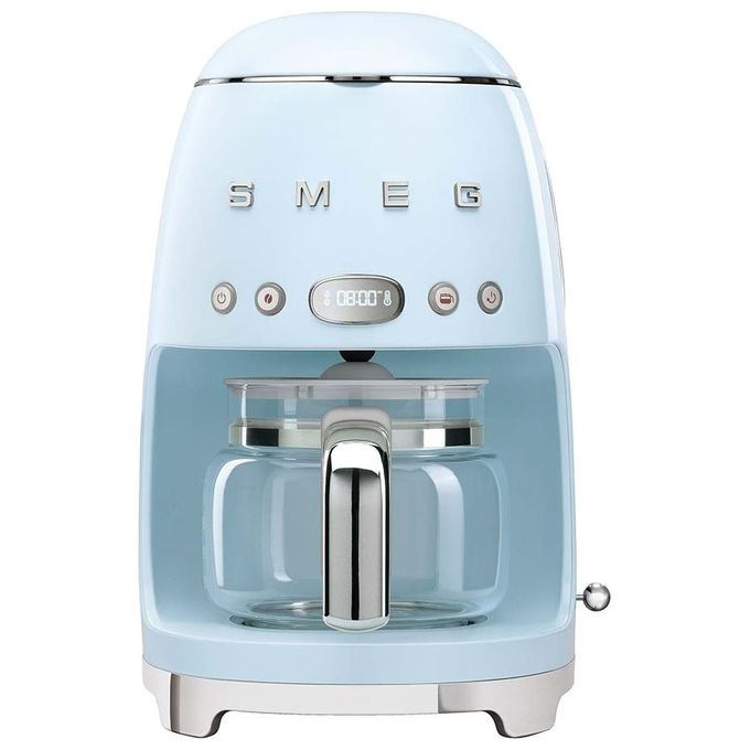 foto del prodotto smeg dcf02pbeu macchina da caffe' con filtro programmabile 10 tazze 1050w azzurro