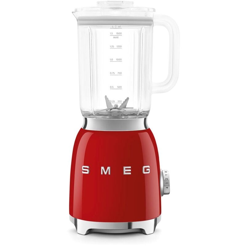 foto del prodotto smeg frullatore con bicchiere 50 s style rosso 800w