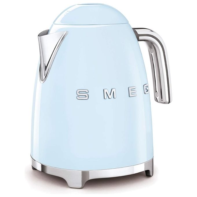 foto del prodotto smeg klf03pbeu estetica 50's style bollitore elettrico capacita' 1,7 litri 7 tazze potenza 2400 w azzurro