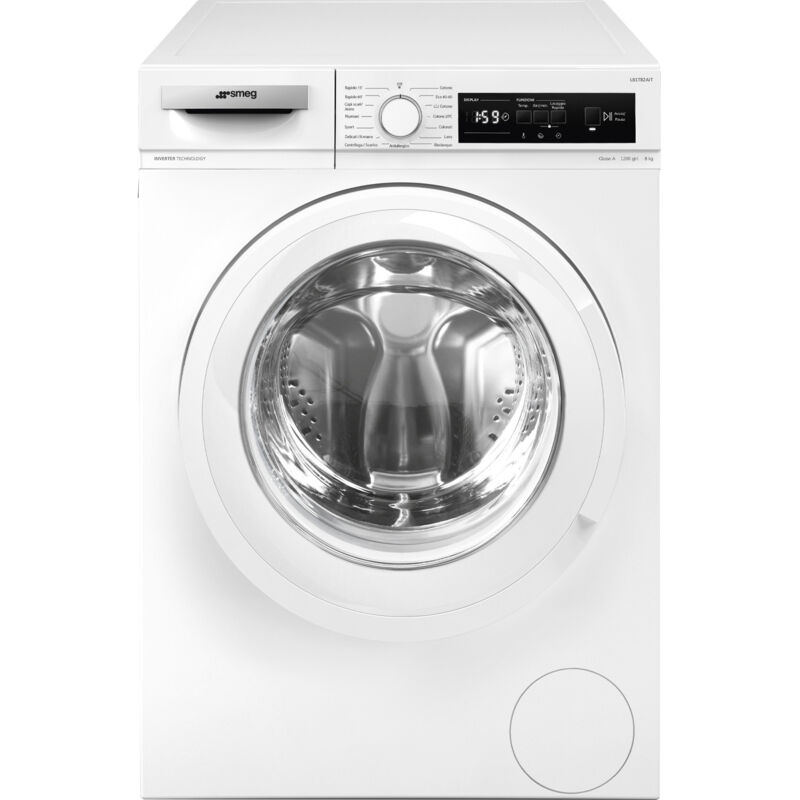 foto del prodotto smeg - lb1t82ait lavatrice caricamento frontale 8 kg 1000 giri/min bianco