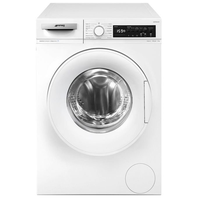 foto del prodotto smeg lb2t82asit lavatrice caricamento frontale 8 kg 1200 giri min a bianco