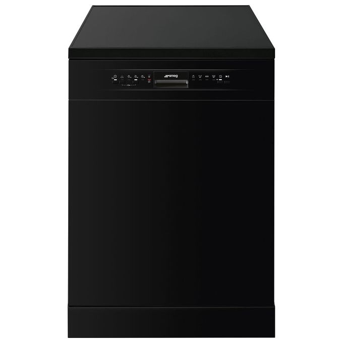 foto del prodotto smeg lvs292dn lavastoviglie libera installazione 13 coperti classe energetica d con motore inverter e 5 programmi di lavaggio nero