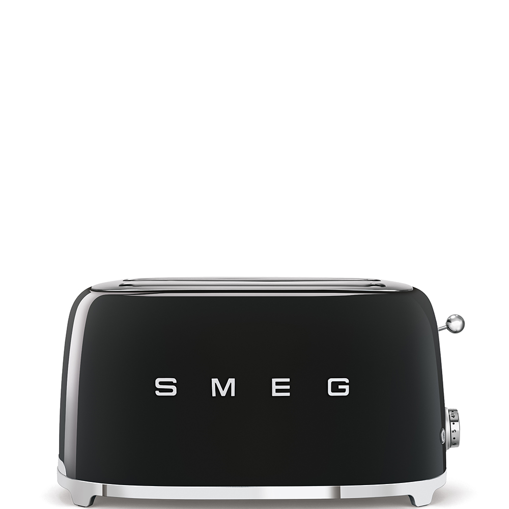 foto del prodotto smeg&nbsp;tsf02bleu tostapane 4 fette estetica anni 50 colore nero